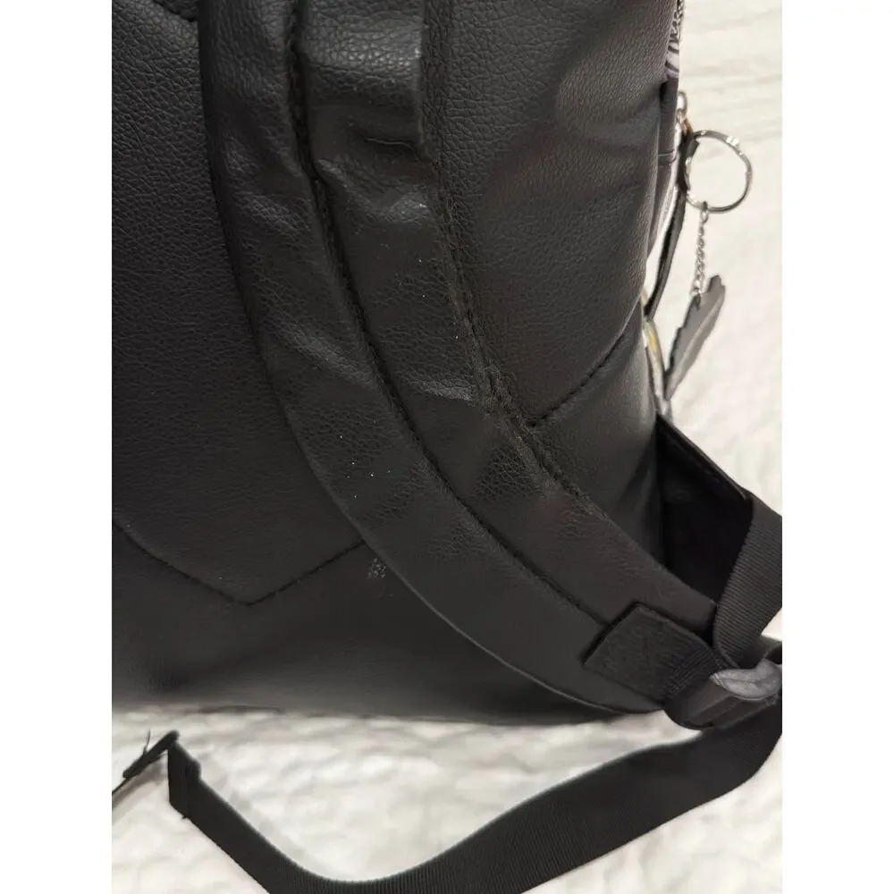 Friends Central Perk TV Series Faux Leather Backpack Black Fast Forward 15in Bag